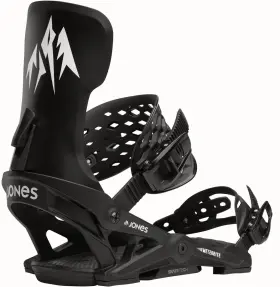 Jones 630463468883 Meteorite 2024 Mens Snowboard Bindings Black - M