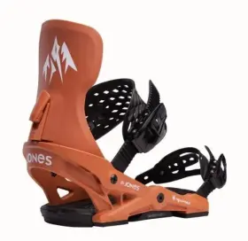Jones 630463469156 Meteorite 2024 Mens Snowboard Bindings Terricotta - M