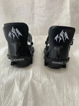 J24bnweqxbk2 Jones 24 Equinox Bindings - Black Small Worn 5x