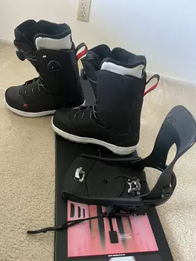 B2004016016 K2 Clicker X Hb Mens Snowboard Bindings/boots - Medium/8.5