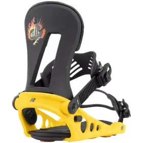 B2104007028 K2 Line Up Yellow Extra Large Snowboard Bindings Mens 2022