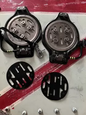 Sn-b082 K2 Clicker Step In Snowboard Bindings Model Rare