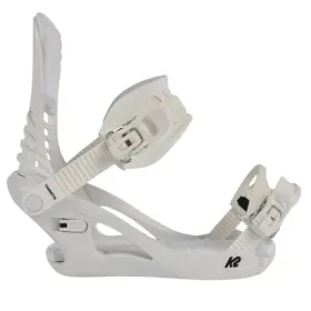 B2304004026 K2 Snow Cassette Womens Snowboard Bindings White Large My24