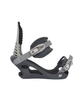 K2 Snow Kb251064002 Cassette Womens Snowboard Bindings Grey Medium My26