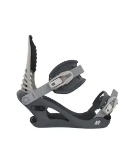 Kb251064002 K2 Snow Cassette Womens Snowboard Bindings Grey Medium My26