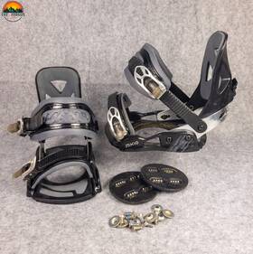 Lamar Mx15 Snowboard Bindings Black Adjustable Heel Cup Unisex Adults