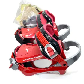 Lq1500 Liquid Snowboard Bindings/fixations Liquidsnowboards - Size L/xl Color Red