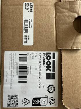 Look Fcja067 Pivot 12 Gw B95 Black Icon Ski Bindings Gripwalk 95mm Black/white 2025