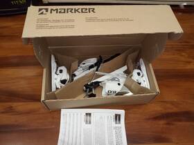 Marker 20-mrk110wht90 New 11.0 Tp White Ski Bindings 90mm