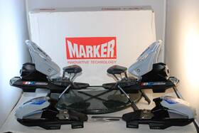 Marker 6522c1ks Mod 10.0 Ibc Ski Bindings - Silver/black/clear Complete With Tool And Manua