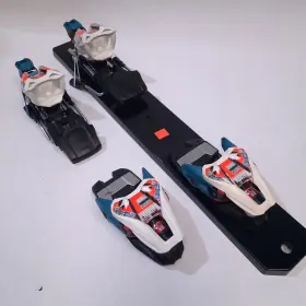 6820o8wa Marker Race Xcell 12 Ski Bindings 75mm Brakes Din 4-12 Black/blue/org. New