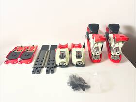 Marker 6911w1wa M9.1 Turbo Sc Racing Ski Bindings Din 5-14 Red White Read