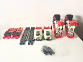 6911w1wa Marker M9.1 Turbo Sc Racing Ski Bindings Din 5-14 Red White Read