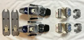 7424v1.me Marker Squire 11 Ski Bindings Grey / White 100mm Brake