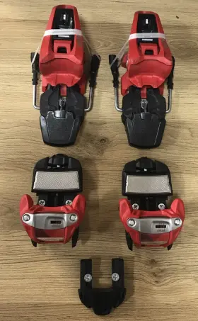 7424x1.mg Marker Squire 11 Ski Bindings Red/black With 90mm Brake-read Description