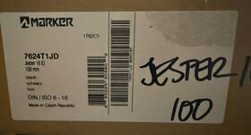 Marker 7624t1jd Jester 16 Id Ski Bindings 100 Mm Brake New