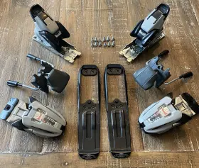 M900 Marker Eps Unisex Adult Ski Bindings Silver Black Downhill Skiing