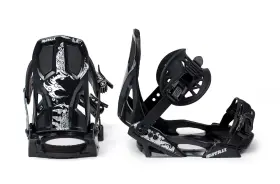 Ph-611-b Matrix Unisex Ph-611 All-mountain M/l 5-11 Black Snowboard Bindings