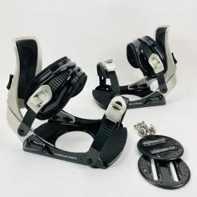 K2sbbsc Morrow Challenger Aluminum Snowboard Bindings Mens Large Alum Plates Ratchets