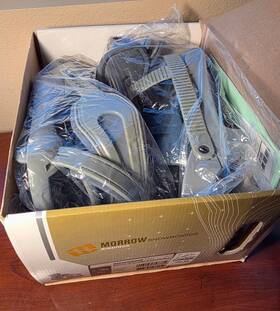 Morrow Mo3501 Dimension Snowboard Bindings Mens Large - Excellent With Box