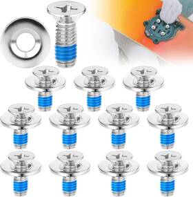 Moxweyeni Dd-moxweyeni-2024 80 Pcs Snowboard Binding Screw Set Stainless Steel Mounting