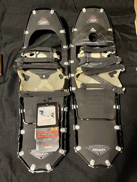 Msr 06851 Lightning Ascent Snowshoes - 25 Inches Mat Matte Black New With Tags