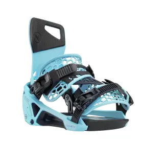 Nidecker 630463496428 Supermatic Snowboard Bindings Medium Escape Cyan