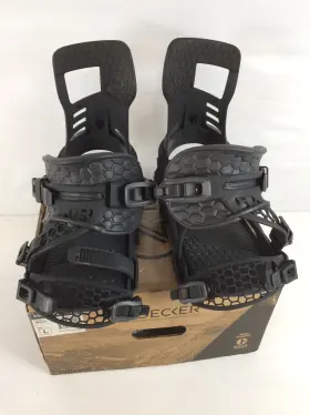 N.22.bnm.kas.bk.4lg Nidecker Excellent Kaon-plus Mens Snowboard Bindings Black Large My24