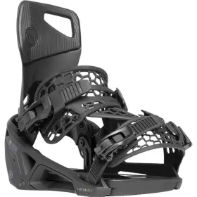 N.24.bnm.spm.bk.3m.1 Nidecker Supermatic Step-in Snowboard Bindings Black Medium 2024