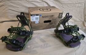 Nidecker N.25.bnu.fen.gn.2s.1 Flow Fenix Snowboard Bindings Green Size S Men Snowboarding