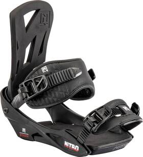 Nitro 630221836190 Mens Staxx Ft23 Snowboard Binding Black M