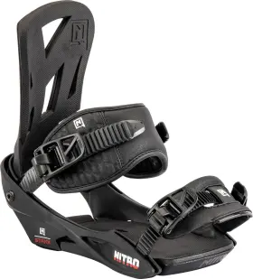 Ft23 Nitro 630221836190 Mens Staxx Snowboard Binding Black M
