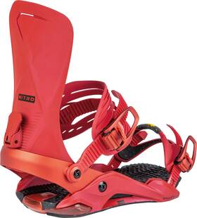 Nitro 630221849725 Phantom Snowboard Bindings Medium Us Mens 7.0-10.5 Red New