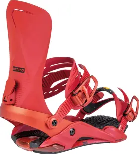 Nitro 630221849725 Phantom Snowboard Bindings Medium Us Mens 7.0-10.5 Red New