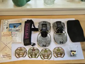 820n-fm Nitro Nos Nib Vintage Alpine Snowboard Bindings 1992 Fritschi Swiss Race