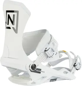 836443-006 Nitro Team Pro Snowboard Bindings Medium Us Mens 7-10.5 White New 2024