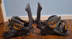 836482-005 Nitro Team Snowboard Bindings Medium Us Mens 7-10.5 Factory Craft Series Used