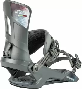 836509-004 Nitro Rambler Snowboard Bindings Mens Large Us 11-14 Grey New 2024