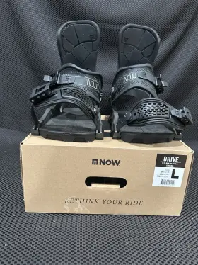 Now 640414091299 Yes / Jones Drive Snowboard Bindings Charcoal Sz Large