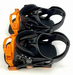 F140107 Now Ipo Size Large Black Snowboard Bindings Comfortable And Lightweight