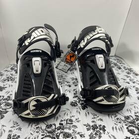Raiden 033311548260 Wizard Mens Snowboard Bindings Size Medium White Black New Ean 13