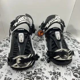 Raiden 033311548260 Wizard Mens Snowboard Bindings Size Medium White Black New Ean 13