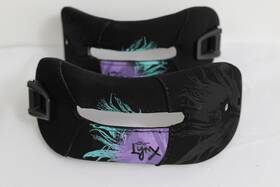 Raiden 838381-001 New Set Lynx Snowboard Bindings Replacement Ankle Straps Black Purple S/m