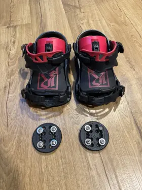 Ride 196222113953 C-8 Snowboard Bindings Large Mens Us Size 10.5 2021 With Hardware