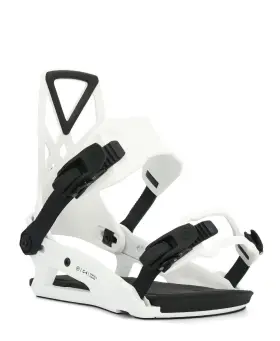 Ride 196222114110 C4 Snowboard Bindings White Black Large