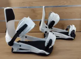 Ride 196222114226 C-6 Mens Snowboard Bindings - White Size Large Used Reg. 300