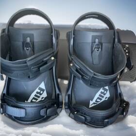 Ride 196222114370 C-6 Snowboard Bindings Medium Mens Us Size 6-10 Black New