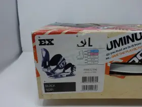 Ride 766525050745 Ex Snowboard Bindings Black Size L Us 8-11 New In Box With Manual