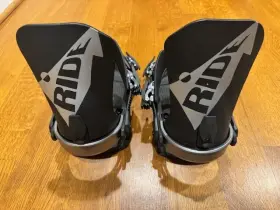 Ride 886745885290 C8 Composite Snowboard Bindings Classic Black Large M 10