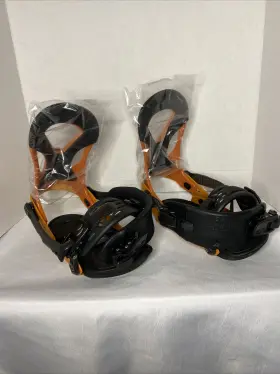 Ride 886745885498 Ex Orange Snowboard Bindings Medium Mens Us Size 5-9